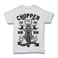 Chopper T-Shirt Mens Womens Tees Top. 100% Cotton Premium Tee NEW M