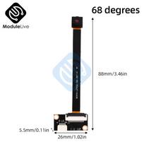 5 Million Pixels OV5640 Camera Module Auto Focusing And Focusing USB Driver Free Module 160 Degree Wide Angle+USB Cable 1.5M