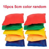 10pcs5cm/7cm sand bag square portable bag sandbag toy children playground children's handmade soft sandbag canvas throwing game