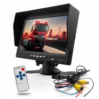 Monitor Lcd Ekran 7  Do Kamer Cofania Bus Ciężarówka Przewodowy Rca Chinch