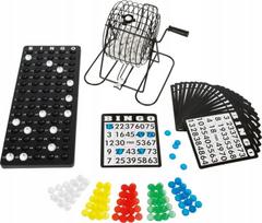 Gra Towarzyska Rodzinna Bingo Metalowy Bęben Lotto Rodzinna Gra