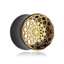 Tunnel - Gold Mandala - Black - Pt-047 22 Mm