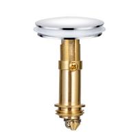 High Quality Material Explosion-proof Wash Basin Bounce Drain Filter Push Up and Down Sink Drain Plug Size Sink Drain Stopper