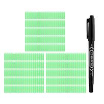 Permanent Fine Tip Marker for CD DVD Writing and Office Use Durable Ink Quick Drying Pack of 100 Pieces One Size žalia