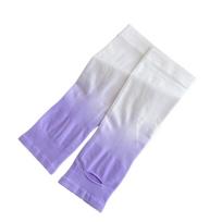 UV Protection Polyester Ice Silk Arm Sleeves Spandex Elastic Gradient Color Sleeve Cool Thin Sun Protection Arm Cover Beach violetinė