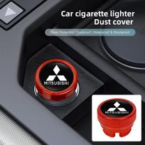 Car Cigarette Lighter Dust Cap Power Port Dustproof Cover Plug For Mitsubishi Lancer Ralliart ASX Mirage Pajero Xpander Attrage raudona