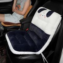 Cartoon Dog Car Seat Pad With Memory Foam Filling For Travel Comfort 85x48cm tamsiai mėlyna spalva
