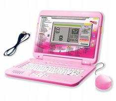 Laptop Edukacyjny Polsko - Angielski 160 Opcji Róż