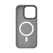 „Connect“ „Apple iPhone 15 Pro Max“ hibridinis dėklas su magnetiniu PC+TPU, sidabrinis