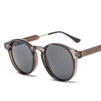 Vintage Circular Sun Glasses Men Oculos De Sol Feminino Lunette Soleil Women Men Design Transparent Female Sun Glasses