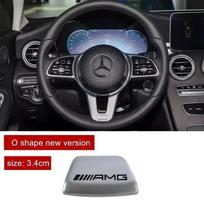 Automobilio vairo apdailos lipdukas Emblema Ženklelis Mercedes Benz AMG W206 W204 W205 W212 W213 W221 W222 W223 W251 W464