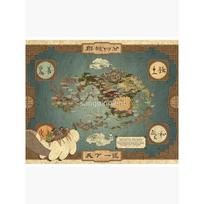 The Last Airbender Avatar Tapestry 75x100 juoda