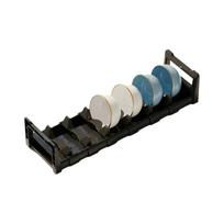 Adjustable Under Cabinet Bowl Drain Rack Built-in Dish Drying Rack  Kitchen Counter Black Bowl Rack