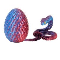 Creative 3D Printed Snake Toys All-in-one Molding Luminous Snake Ornament  Office Ornaments Style 11