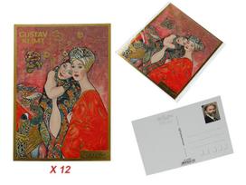 Zestaw 12 Pocztówek Kartki Pocztowe Gustav Klimt Przyjaciółki Prezent 12