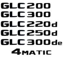Automobilio galinės bagažinės raidės logotipas emblema lipdukas Mercedes Benz GLC klasė X253 4MATIC GLC300de GLC300e GLC350e GLC250d GLC300 4MATIC