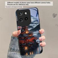 Moonlight Fairy Trail For Motorola Moto Edge 20 Lite 30 Pro 40 Neo 50 Ultra G45 G54 G55 G75 G84 G85 GPlay 23 Glass Phone Case Motorola Edge 20 Pro