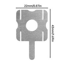18650 Lithium Battery Nickel Sheet 30pcs Polygonal Battery Nickel Sheet For Spot Welding Machine Batteries Connection Sheets