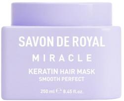 Plaukų kaukė Savon De Royal Miracle Pastel keratinas, blizgesio suteikianti, 250 ml