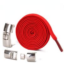Nauji batraiščiai be mazgų, su spaustuku, elastiniai batraiščiai vaikams ir suaugusiems, greiti, tinginiams, metaliniu užraktu, batraiščiai 0.8mm-100cm