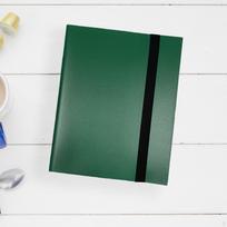 9 Pockets Trading Card Carrying Binder,Card Books,Card Organizer,Card Holder Folders,Card Storage žalia