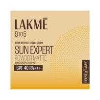 LAKME Sun Expert Ultra Matinis Spf 40 Pa+++ Kompaktas, Neriebus Nelipnus, Indijos odai, Suteikia tolygų odos atspalvį, 7 g
