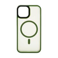 Aizmugurējais vāciņš Connect Apple iPhone 15 Hybrid Case With Magnetic PC+TPU Green 4752192085117 CONAPP15HCMG (4752192085117)