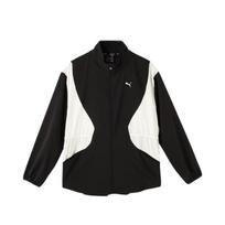 Puma Training Color Block Retro Sports Zip-Up Jacket Women Jackets Black 526421-01 S