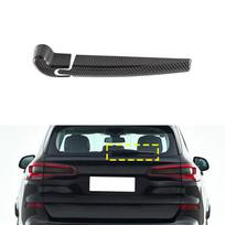 For 19-22 BMW X5 G05 Rear Windshield Rain Wiper Moulding Trim Carbon Fiber Look