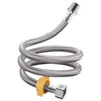 Extended Length 4 Point Hot Water Heater Inlet Hose 304 Stainless Steel Flexible Pipe Water Heater Connecting Hose B