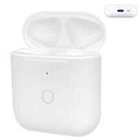 A0102 550mAh Wireless Charging Bin for Apple Airpods with Wireless Charging Case (2019) / Airpods with Charging Case (2019) (2016) (USB-C Port) balta