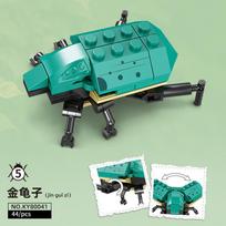 City Creativity Animal Insect Bees Dragonflies Ants Mantis Ladybugs Snails Model Building Blocks Bricks Toys For Gift