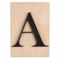 Decorative wooden letters in Scrabble style - RAYHER - 14.9 x 10.5 cm - Single-sided - Wall-mounted - Decorative juoda