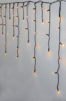Ledo gaminimo grandinėlė 6 m, 240 LED, auksinė šilta šviesa, maitinimo šaltinis, vidaus / lauko IP44