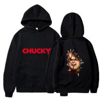 Siaubo filmas Žaisk Čakį Hoodies Harajuku Hip Hop Streetwear Vyrams Moterims Ruduo Žiema Su Gobtuvu Megztinis Puloveris Viršutiniai Drabužiai S