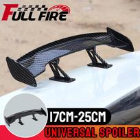 Automobilio Universalus mini spoileris Galinis sparnas Anglies pluošto išvaizda Mini modifikuoti galiniai sparnai Modelis Automobilio stiliaus dekoracija Automobilis 17CM-black