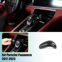 Tikra anglies pluošto pavarų perjungimo svirties galvutės apdailos dangtelis Porsche Panamera 971 17-23 black