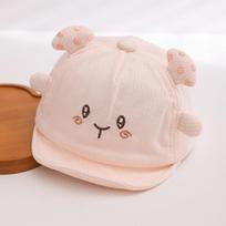 Pavasario ir vasaros miela grybo snapo kepuraitė berniukams ir mergaitėms - Minkšta, žavinga, vėjui atspari beisbolo kepuraitė 44cm/0-6 months rožinė