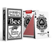 Bee Waterproof Plastic Playing Cards mėlyna spalva