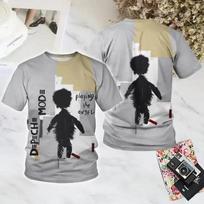 Popular Rock Depeche Mode 3D Print T-shirt Summer New Men Women Hip Hop Trend Short Sleeve TShirt Loose Casual Oversized Y2k Top XXS
