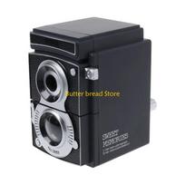 W89C Retro Vintage Camera Pencil Sharpener Mechanical Manual Hand Cranking Stat juoda