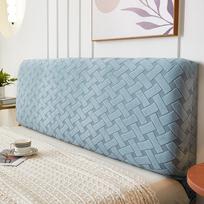 Four Seasons Universal 3D Jacquard Non-Slip Bedside Backrest Cover, Dirt-Proof & Elastic Fit 1.2M (for 1.2m wide headboard)