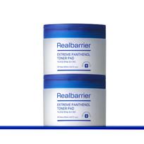 Real Barrier Extreme Panthenol Toner Pad 80 Sheets (Pack of 2) - High-Concentration Vitamin B5 Barrier Strengthening