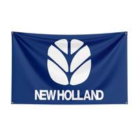 35 pėdų NNew Holland NHAGs Traktorių Vėliava Poliesterio Skaitmeniniu Spaudiniu Įrankių Gobelenas Vėliava Užuolaida Dekoravimui žemės ūkis 74x94cm(29x37in)