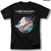 Men's Vintage Ghost Catcher Logo Print Casual Short Sleeve Tee S juoda