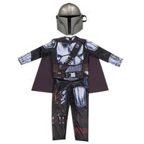 2025e Mandalorian Beskar šarvai Vaikų Cosplay apranga Helovino kaukė Dovana S(110-120CM)