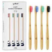 Bamboo Toothbrush - Bambusový zubní kartáček 4 ks