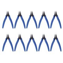10Pcs Diagonal Pliers High Carbon Steel Incisive Accurate Cutting Wire Pliers Wire Cutter For Metal Plastic Cable šviesiai mėlyna spalva