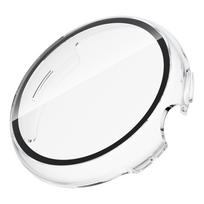Tempered Glass+Case for Google Pixel Watch 3 45mm Accessorie Screen Protector PC Cover Frame for Google Pixel Watch 3 2 1 41mm Pixel Watch skaidri