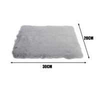 Winter Rabbit Fur Style Car Armrest Universal Artificial Soft Fluffy Fur Armrest Pad Center Console Box Covers Auto Accessories pilka